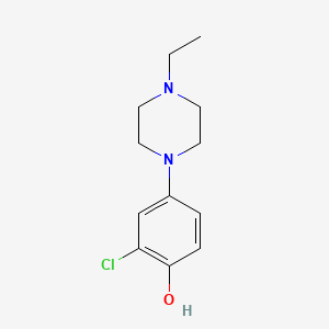 2-Chloro-4-(4-ethylpiperazin-1-yl)phenol