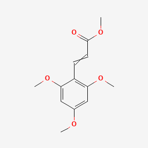 molecular formula C13H16O5 B14186359 Methyl 3-(2,4,6-trimethoxyphenyl)prop-2-enoate CAS No. 847646-83-7