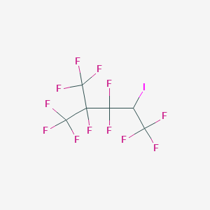 molecular formula C6HF12I B14186379 1,1,1,2,3,3,5,5,5-Nonafluoro-4-iodo-2-(trifluoromethyl)pentane CAS No. 922524-00-3