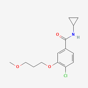 4-Chloro-N-cyclopropyl-3-(3-methoxypropoxy)benzamide