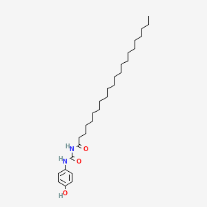 molecular formula C29H50N2O3 B14186422 N-[(4-Hydroxyphenyl)carbamoyl]docosanamide CAS No. 927674-92-8