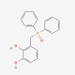 molecular formula C19H17O3P B14186447 3-[(Diphenylphosphoryl)methyl]benzene-1,2-diol CAS No. 922721-33-3