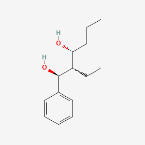 molecular formula C14H22O2 B14186460 (1S,2S,3R)-2-ethyl-1-phenylhexane-1,3-diol CAS No. 918799-01-6