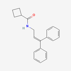 molecular formula C20H21NO B14186510 N-(3,3-Diphenylprop-2-en-1-yl)cyclobutanecarboxamide CAS No. 920317-77-7