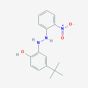 4-tert-Butyl-2-[2-(2-nitrophenyl)hydrazinyl]phenol