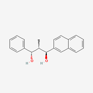 molecular formula C20H20O2 B14186538 (1S,2S,3S)-2-Methyl-1-(naphthalen-2-yl)-3-phenylpropane-1,3-diol CAS No. 918799-04-9