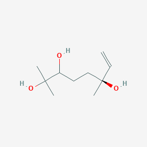 molecular formula C10H20O3 B14186542 (6S)-2,6-Dimethyloct-7-ene-2,3,6-triol CAS No. 847797-32-4