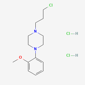 molecular formula C14H23Cl3N2O B1418658 1-(2-甲氧基苯基)-4-(3-氯丙基)哌嗪二盐酸盐 CAS No. 21279-77-6