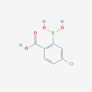 molecular formula C7H6BClO4 B1418660 2-硼-4-氯苯甲酸 CAS No. 874290-67-2
