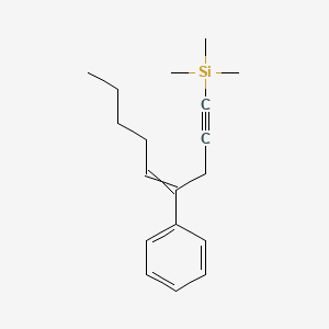 Trimethyl(4-phenylnon-4-EN-1-YN-1-YL)silane