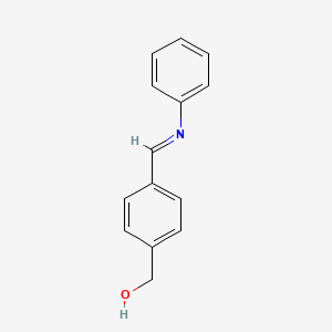 {4-[(E)-(Phenylimino)methyl]phenyl}methanol