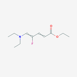 molecular formula C11H18FNO2 B14186703 Ethyl 5-(diethylamino)-4-fluoropenta-2,4-dienoate CAS No. 928112-32-7