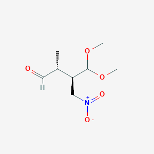 (2R,3R)-4,4-dimethoxy-2-methyl-3-(nitromethyl)butanal