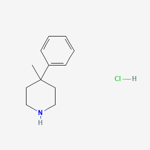 molecular formula C12H18ClN B1418674 4-Methyl-4-phenylpiperidine hydrochloride CAS No. 83949-37-5