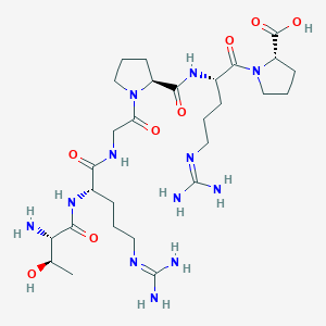 L-Threonyl-N~5~-(diaminomethylidene)-L-ornithylglycyl-L-prolyl-N~5~-(diaminomethylidene)-L-ornithyl-L-proline