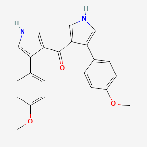 Methanone, bis[4-(4-methoxyphenyl)-1H-pyrrol-3-yl]-