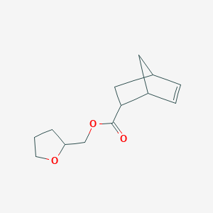 molecular formula C13H18O3 B1418681 (四氢呋喃-2-基)甲基双环[2.2.1]庚-5-烯-2-羧酸酯 CAS No. 64028-63-3