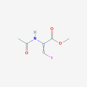 molecular formula C6H8INO3 B14186818 Methyl 2-acetamido-3-iodoprop-2-enoate CAS No. 918827-30-2