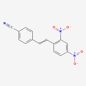 4-[2-(2,4-Dinitrophenyl)ethenyl]benzonitrile