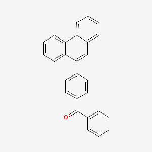 molecular formula C27H18O B14186855 [4-(Phenanthren-9-YL)phenyl](phenyl)methanone CAS No. 922529-74-6