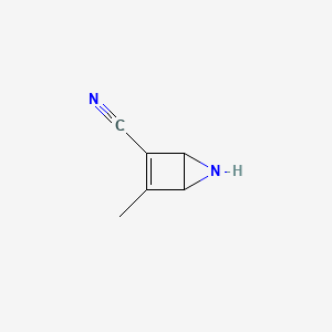 3-Methyl-5-azabicyclo[2.1.0]pent-2-ene-2-carbonitrile