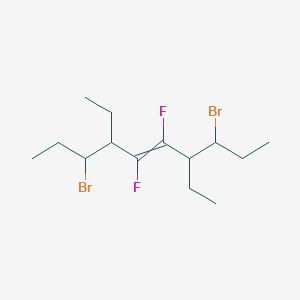 molecular formula C14H24Br2F2 B14186868 3,8-Dibromo-4,7-diethyl-5,6-difluorodec-5-ene CAS No. 920492-59-7