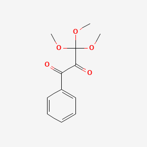 molecular formula C12H14O5 B14186890 3,3,3-Trimethoxy-1-phenylpropane-1,2-dione CAS No. 919767-94-5