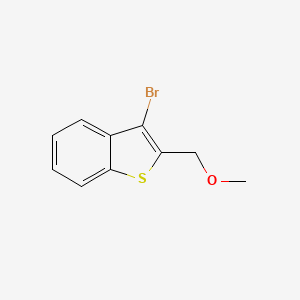 molecular formula C10H9BrOS B14186914 3-Bromo-2-(methoxymethyl)-1-benzothiophene CAS No. 917867-70-0