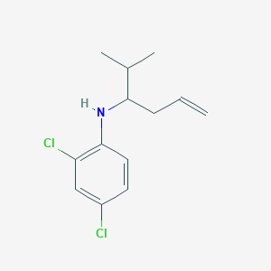 2,4-Dichloro-N-(2-methylhex-5-en-3-yl)aniline