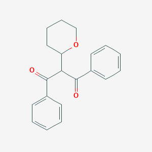 2-(Oxan-2-yl)-1,3-diphenylpropane-1,3-dione