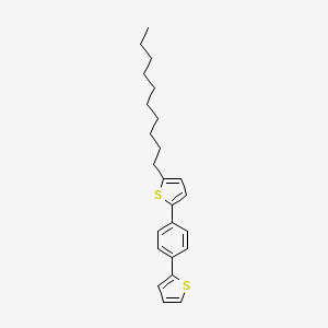 2-Decyl-5-[4-(thiophen-2-YL)phenyl]thiophene