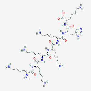 L-Lysine, L-lysyl-L-lysyl-L-lysyl-L-lysyl-L-lysyl-L-histidyl-