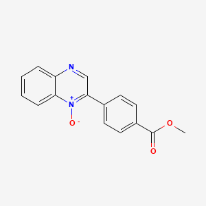 Methyl 4-(1-oxo-1lambda~5~-quinoxalin-2-yl)benzoate