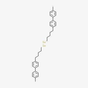 molecular formula C36H42Se2 B14186986 Bis[5-(4'-methyl[1,1'-biphenyl]-4-yl)pentyl]diselane CAS No. 919488-51-0