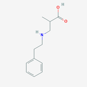 2-Methyl-3-[(2-phenylethyl)amino]propanoic acid