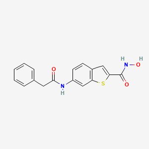 N-hydroxy-6-(2-phenylacetamido)benzo[b]thiophene-2-carboxamide