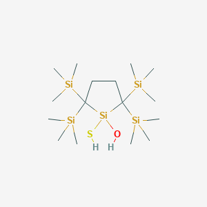 1-Sulfanyl-2,2,5,5-tetrakis(trimethylsilyl)silolan-1-ol