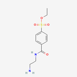 Ethyl 4-[(2-aminoethyl)carbamoyl]benzene-1-sulfonate