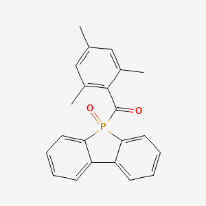 molecular formula C22H19O2P B14187074 5-(2,4,6-Trimethylbenzoyl)-5H-5lambda~5~-benzo[b]phosphindol-5-one CAS No. 862970-69-2