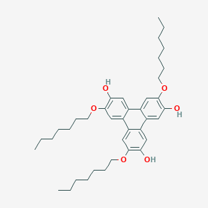 3,7,10-Tris(heptyloxy)triphenylene-2,6,11-triol