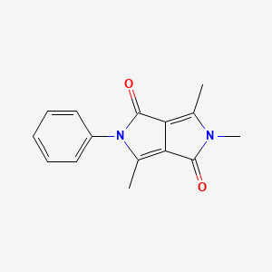 2,3,6-Trimethyl-5-phenyl-2,5-dihydropyrrolo[3,4-c]pyrrole-1,4-dione