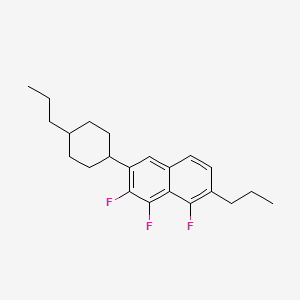 1,2,8-Trifluoro-7-propyl-3-(4-propylcyclohexyl)naphthalene