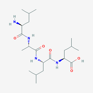 molecular formula C21H40N4O5 B14187181 L-Leucyl-L-alanyl-L-leucyl-L-leucine CAS No. 918661-78-6