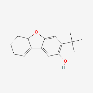 3-tert-Butyl-5a,6,7,8-tetrahydrodibenzo[b,d]furan-2-ol