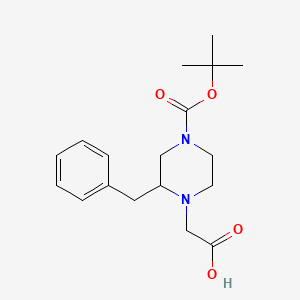 2-(2-Benzyl-4-(tert-butoxycarbonyl)piperazin-1-YL)acetic acid