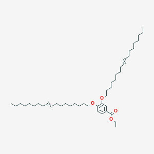 molecular formula C45H78O4 B14187221 Ethyl 3,4-bis[(octadec-9-en-1-yl)oxy]benzoate CAS No. 926652-62-2