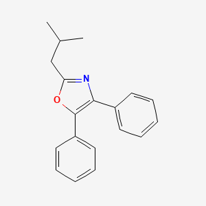 2-(2-Methylpropyl)-4,5-diphenyl-1,3-oxazole