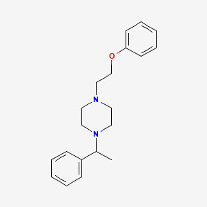 1-(2-Phenoxyethyl)-4-(1-phenylethyl)piperazine