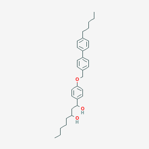 1-{4-[(4'-Pentyl[1,1'-biphenyl]-4-yl)methoxy]phenyl}octane-1,3-diol