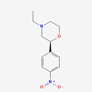 (2S)-4-Ethyl-2-(4-nitrophenyl)morpholine